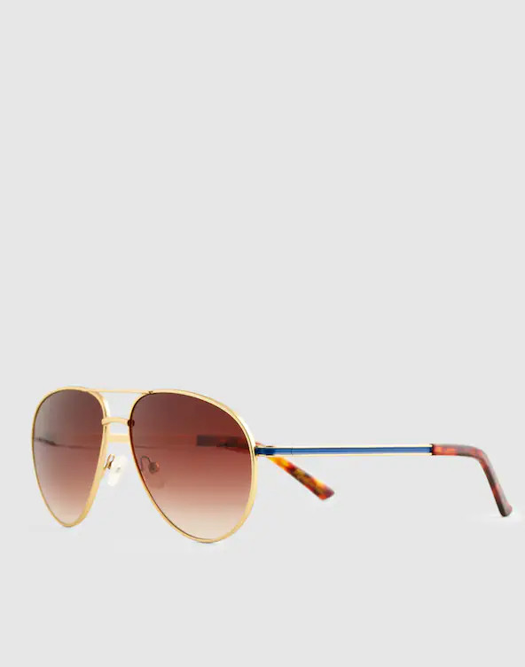 The Leni Aviator Sunglasses | Madewell