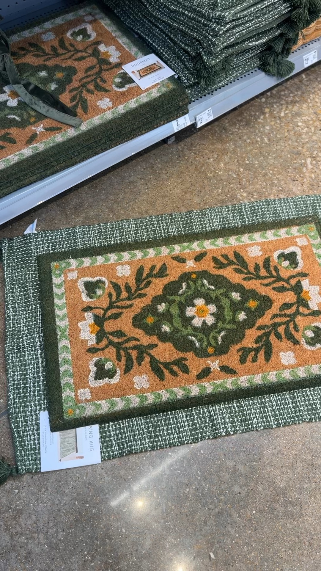Walmart doormats giving Anthro vibes on a budget! #walmarthome #homedecor #fallhomedecor

#LTKHome