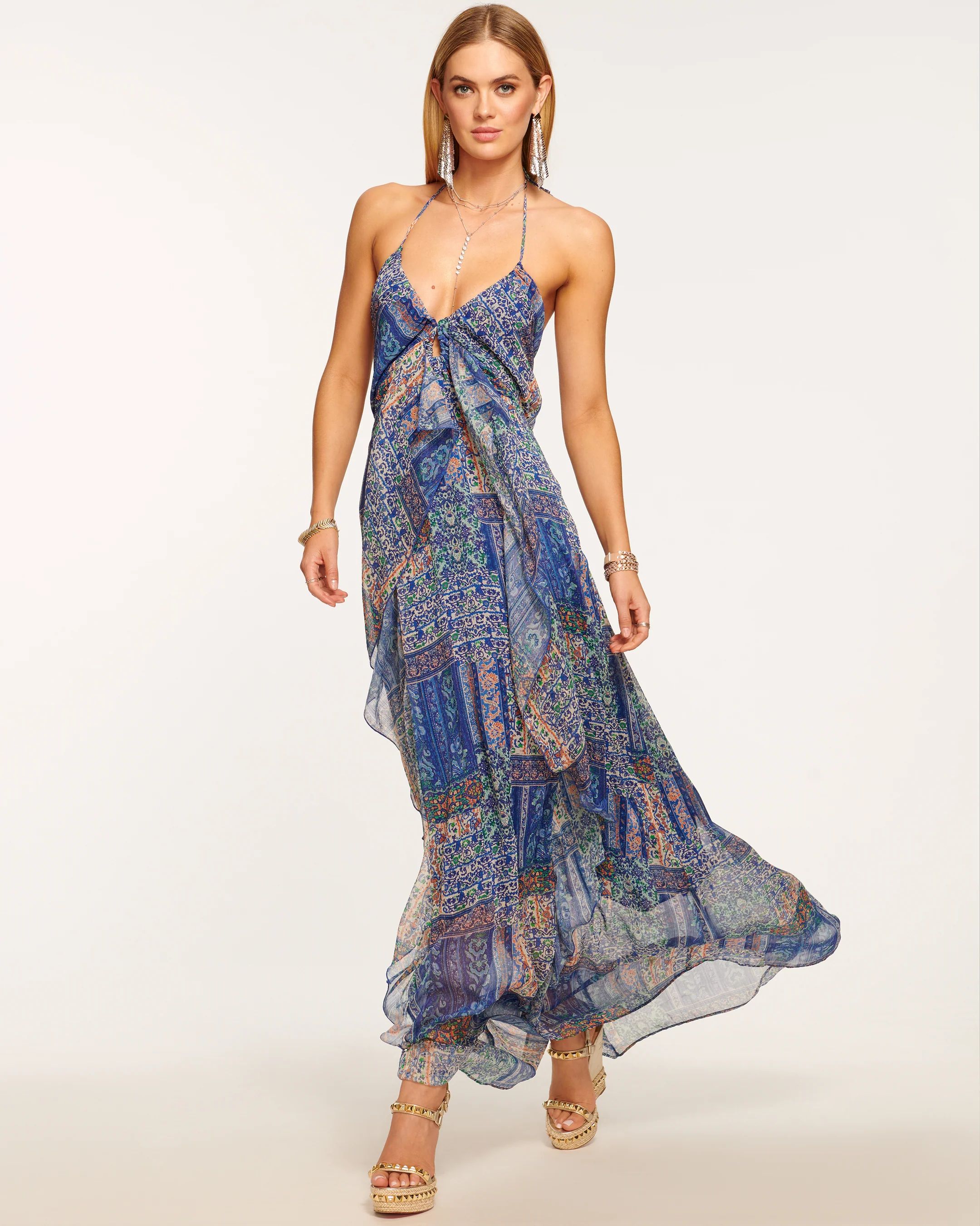 Reya Halter Maxi Dress | Ramy Brook