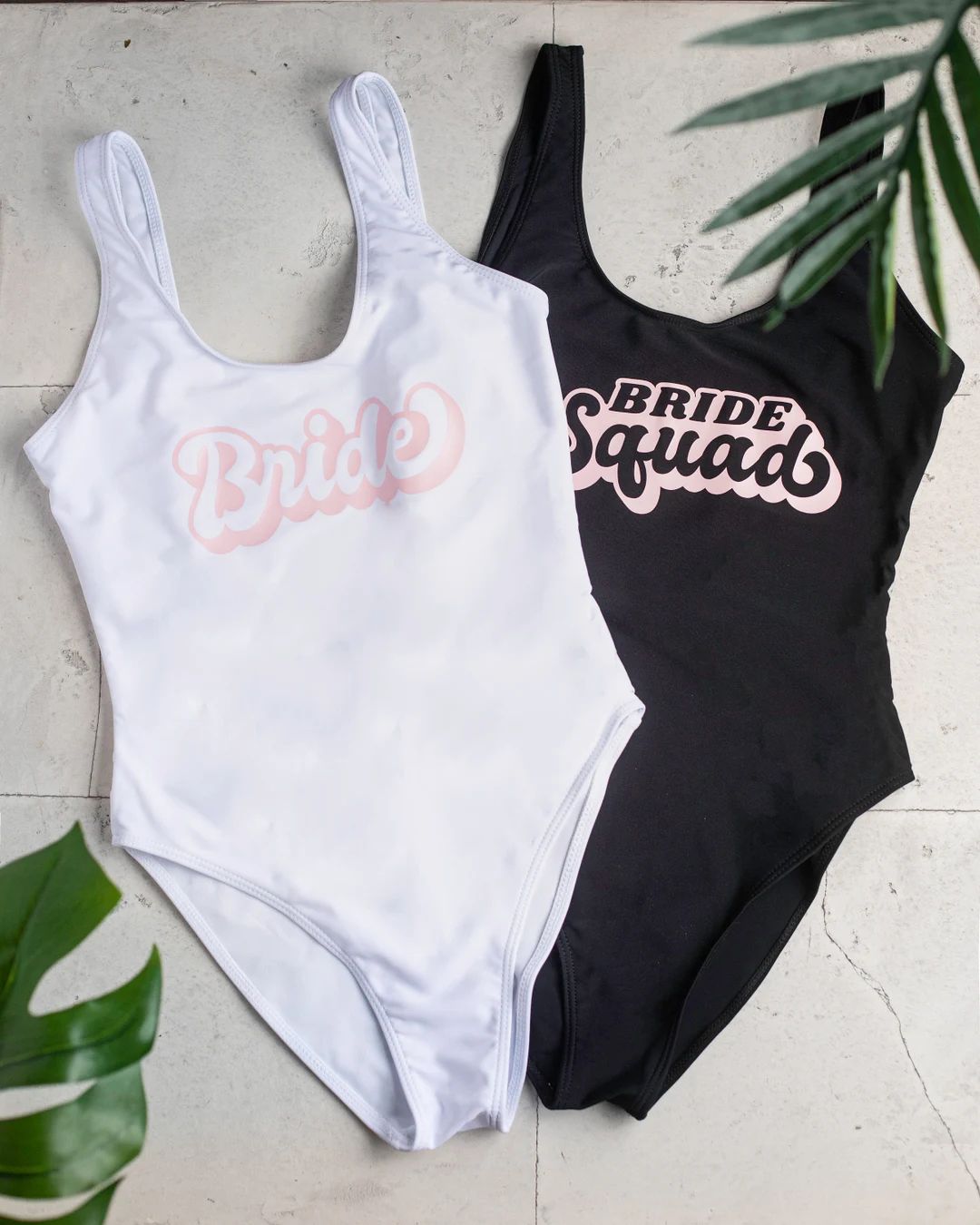 Bride/ Bride Squad Swimsuit Personalized Bride Swimsuit One-piece Honeymoon Swim Suit Custom Swim... | Etsy (US)