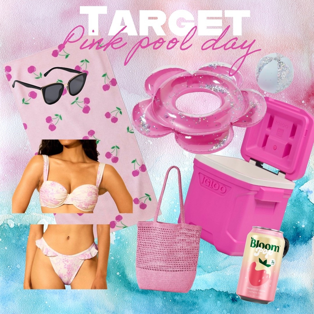 Pink pool day! @target #ad #sponsored