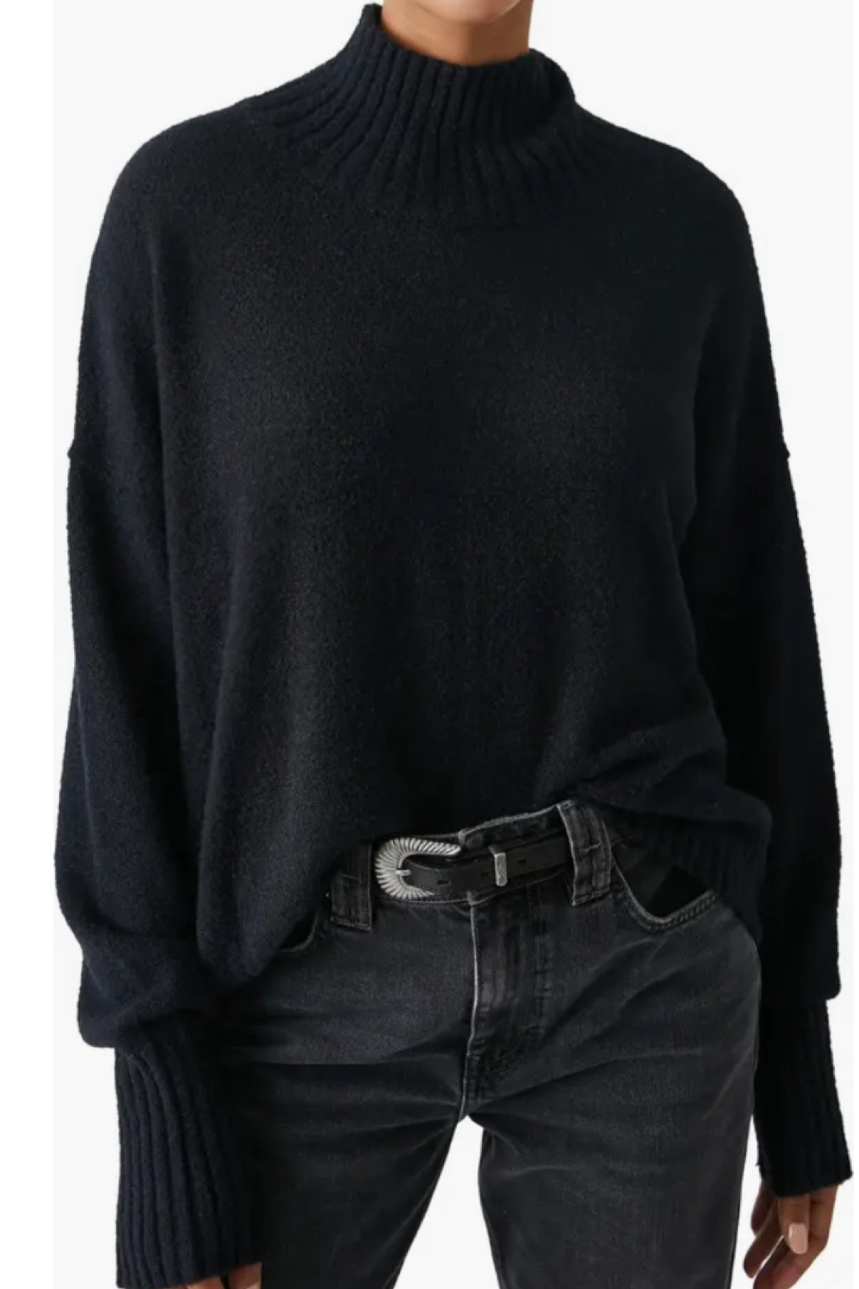 Also love some Free People sweaters!!! This one is currently 50% off and available in most sizes / colors! Would also recommend sizing down. 

#LTKfindsunder100 #LTKSeasonal #LTKsalealert