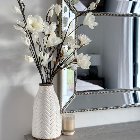 The dreamiest chevron vase! 

#LTKhome #LTKfindsunder100