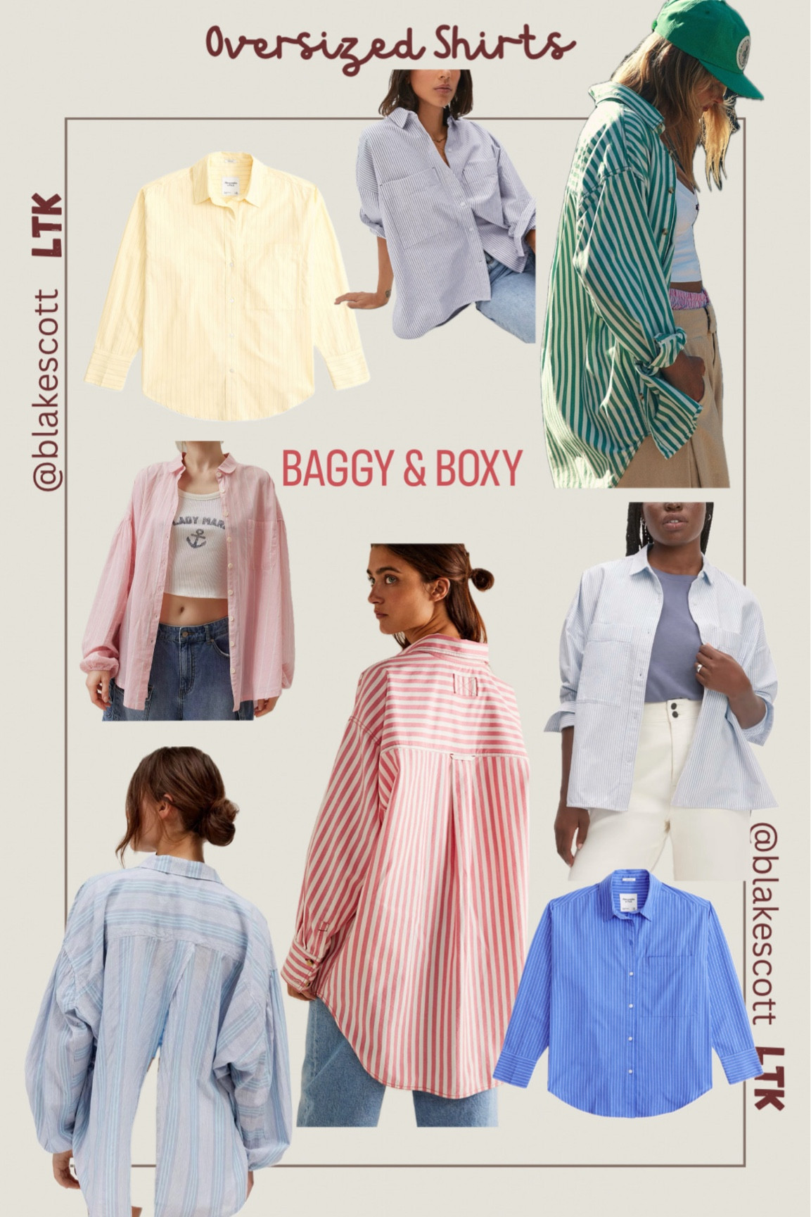 Body and Baggy styles you can wear tucked, open, draped, and extra oversized. Perfect Spring and Summer pieces you’ll wear year after year! 

*Tons of color ways and style for you girls!

#LTKsalealert #LTKmidsize #LTKSeasonal