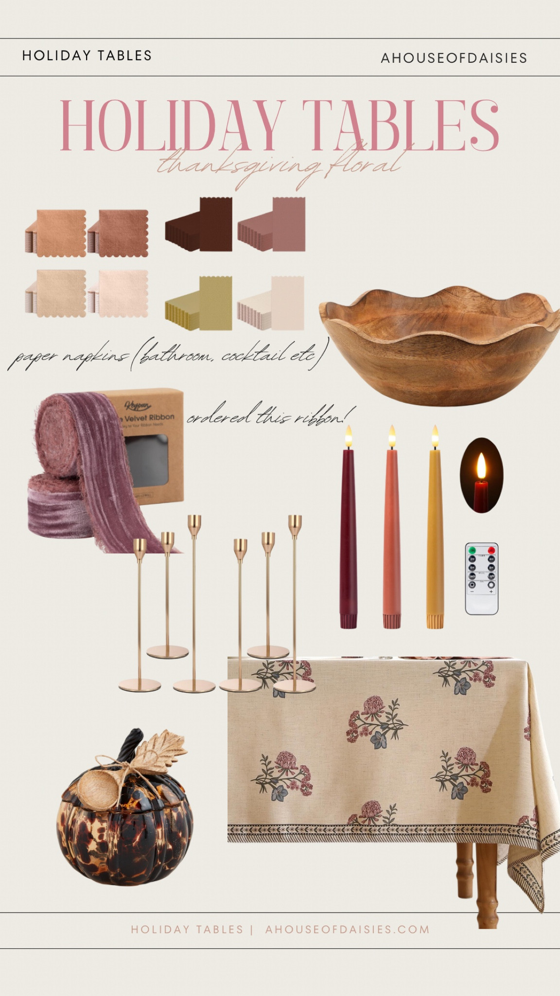 Thanksgiving tablescape, Thanksgiving table, fall table decor, Amazon decor  

#LTKStyleTip #LTKFindsUnder50 #LTKHoliday