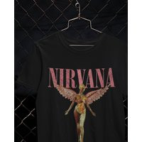 Pink Sign Nirvana Shirt, Comfort Colors Shirt, Rock Band Unisex Tee | Etsy (US)
