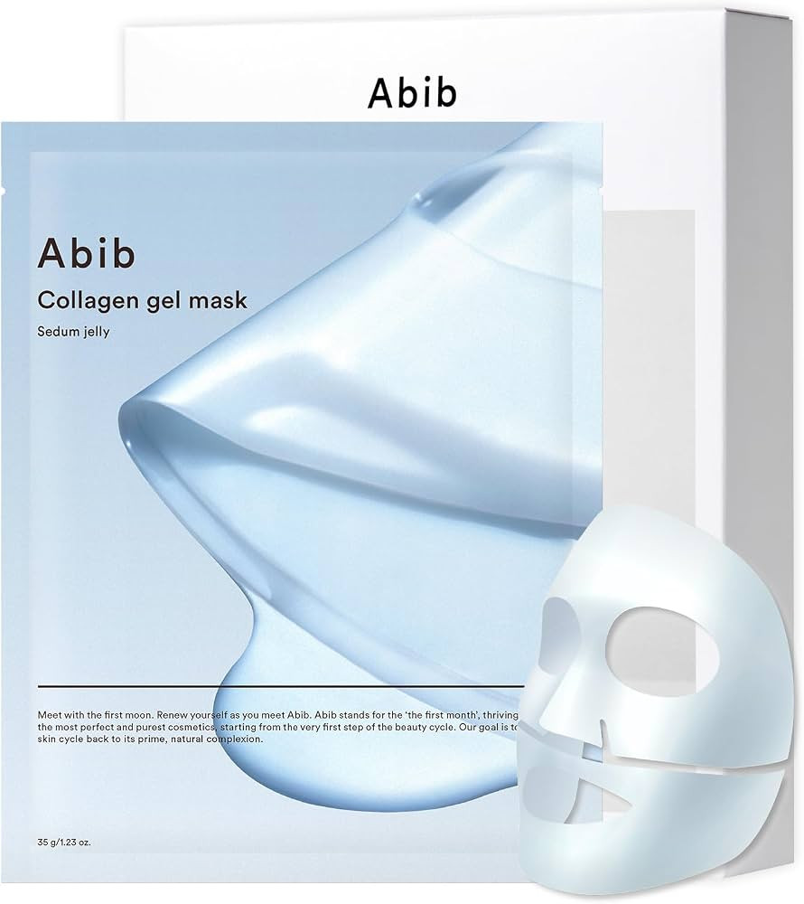 Abib Collagen Gel Mask Sedum Jelly 10 Sheets (Hydrating) I Korean Vegan Collagen, Cooling Hydrati... | Amazon (US)