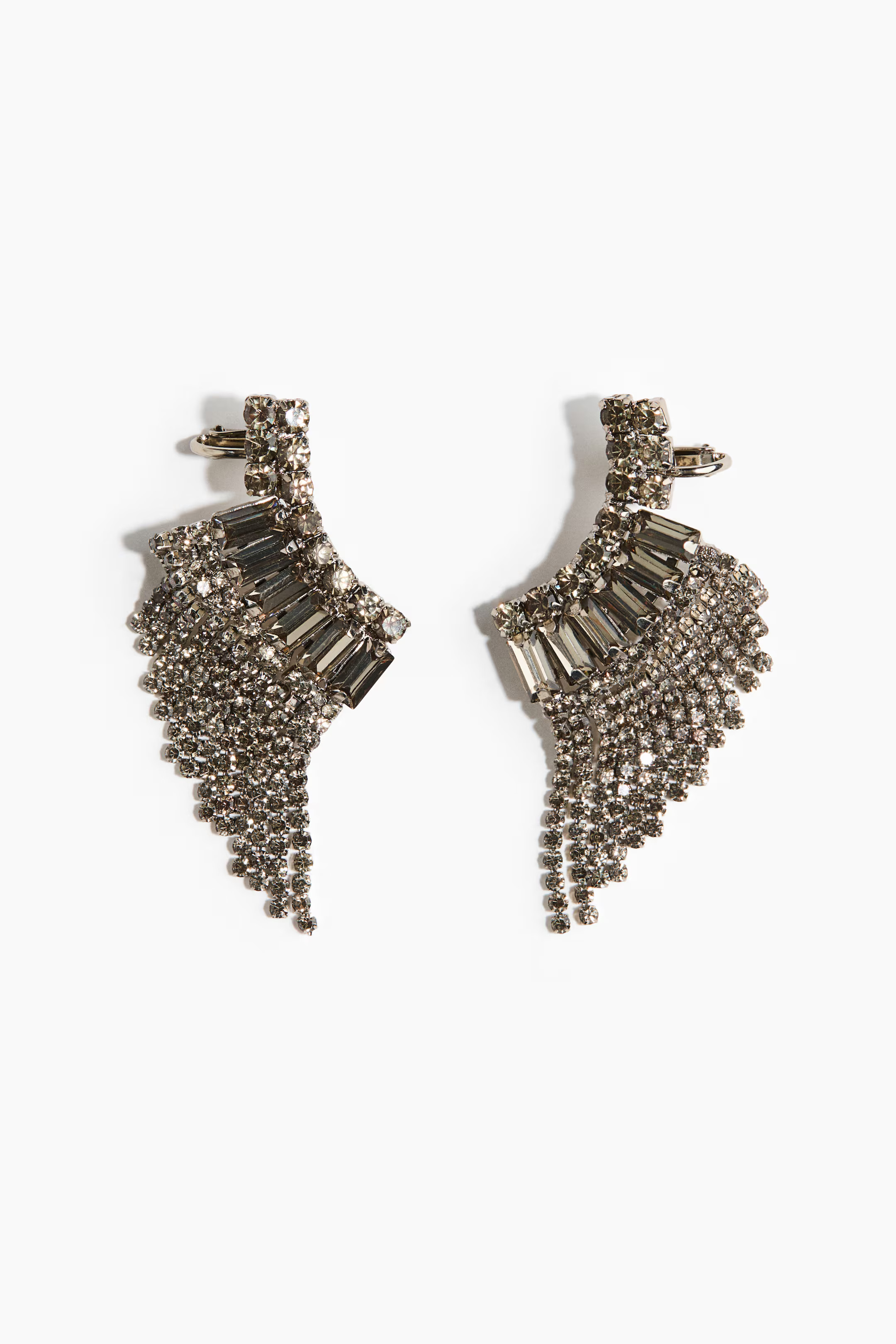 Wing-shaped rhinestone earrings | H&M (UK, MY, IN, SG, PH, TW, HK)