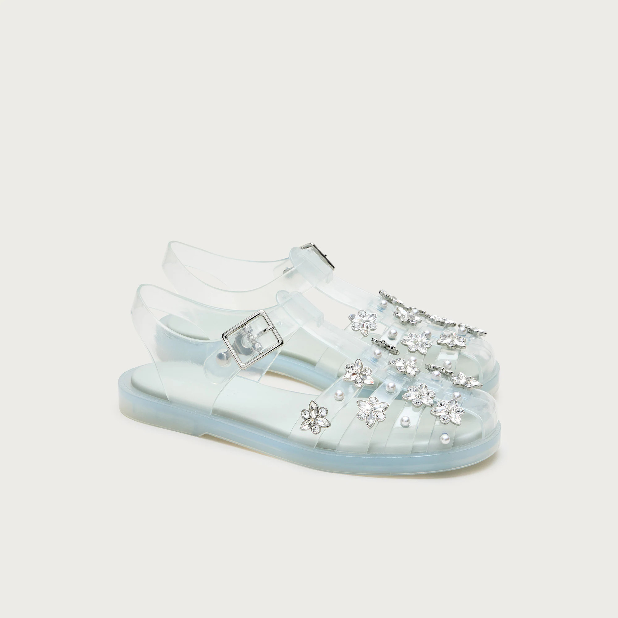 Embellished fisherman jelly sandals | J. Crew US
