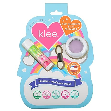 LunaStar Klee Eye Shadow and Lip Shimmer Makeup Kit. Gentle and Non-Toxic. Kid-Friendly. Made in ... | Amazon (US)