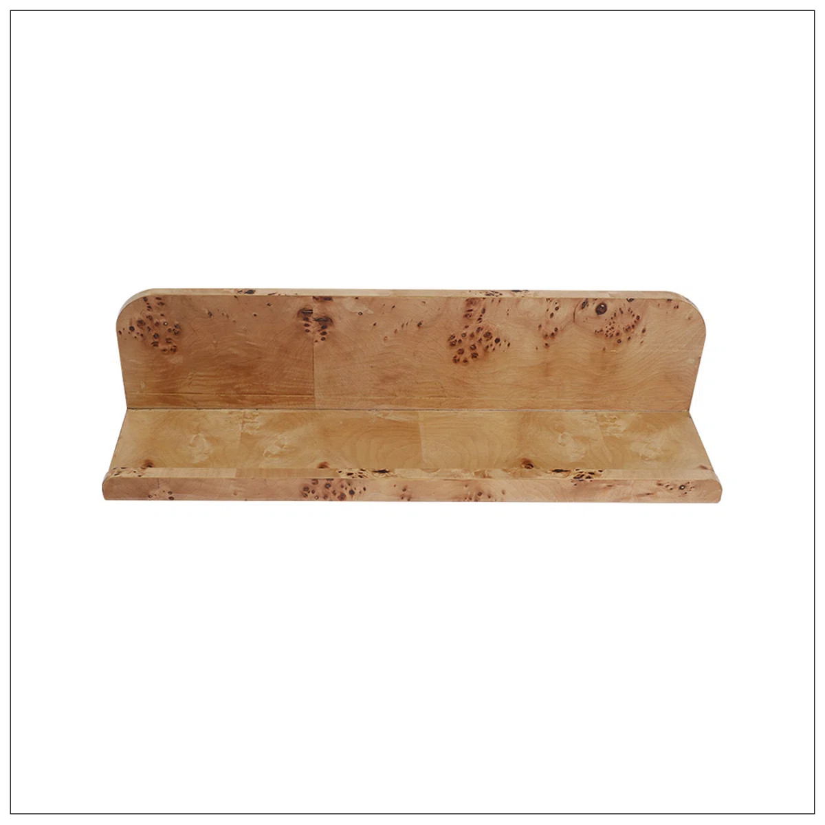 Burl Wood Floating Wall Shelf | Wayfair North America
