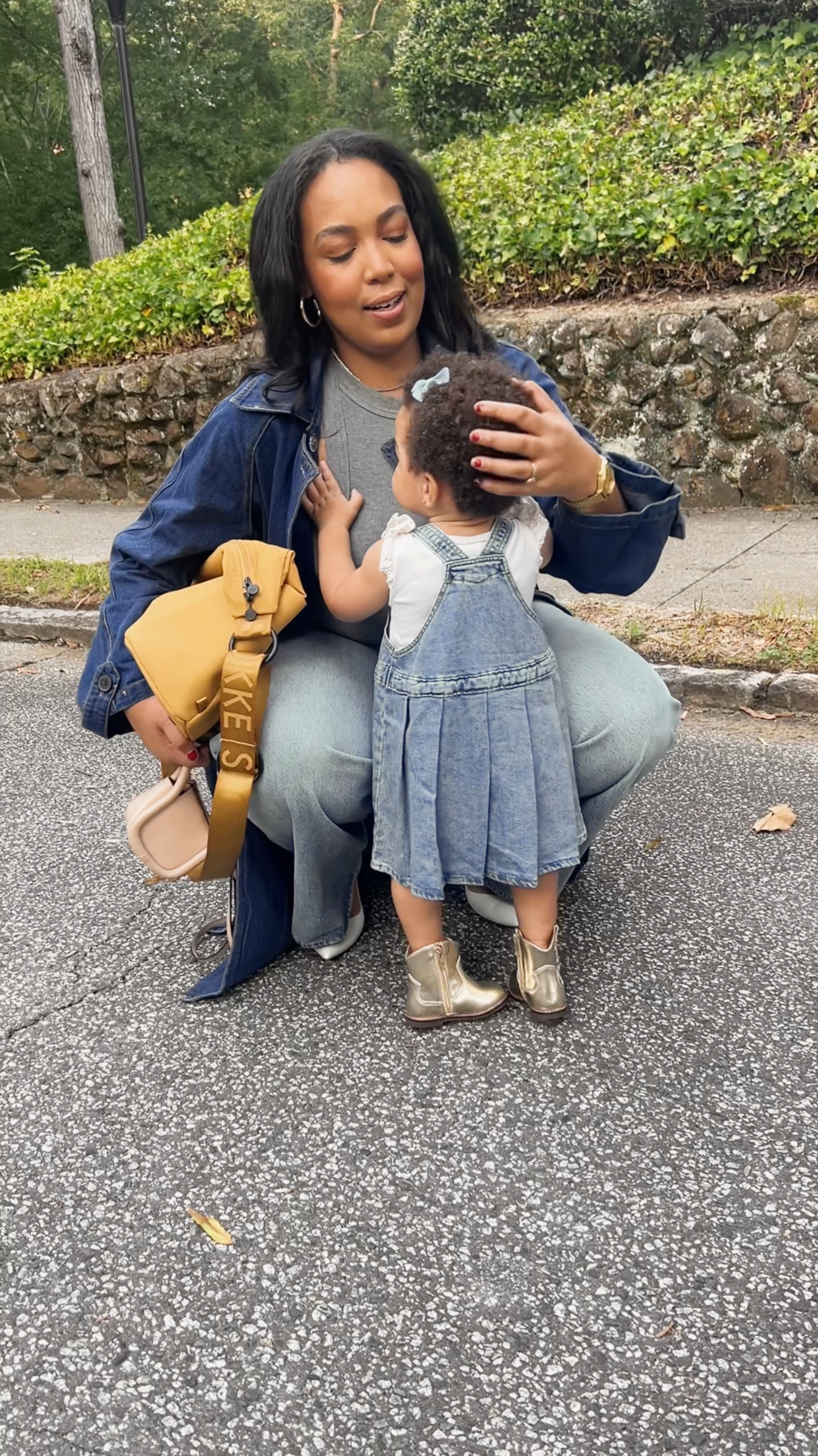 Denim on Denim with my baby girl 💙🩵 

#LTKMidsize #LTKFamily #LTKBaby