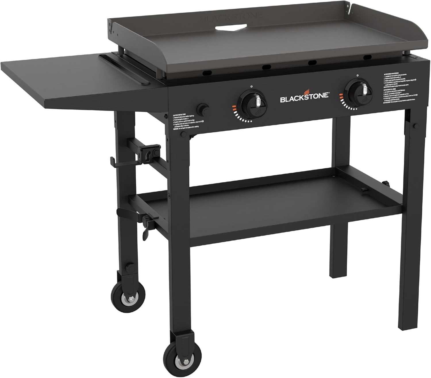 Blackstone Flat Top Gas Grill Griddle 2 Burner Propane Fuelled Rear Grease Management System, 151... | Amazon (US)