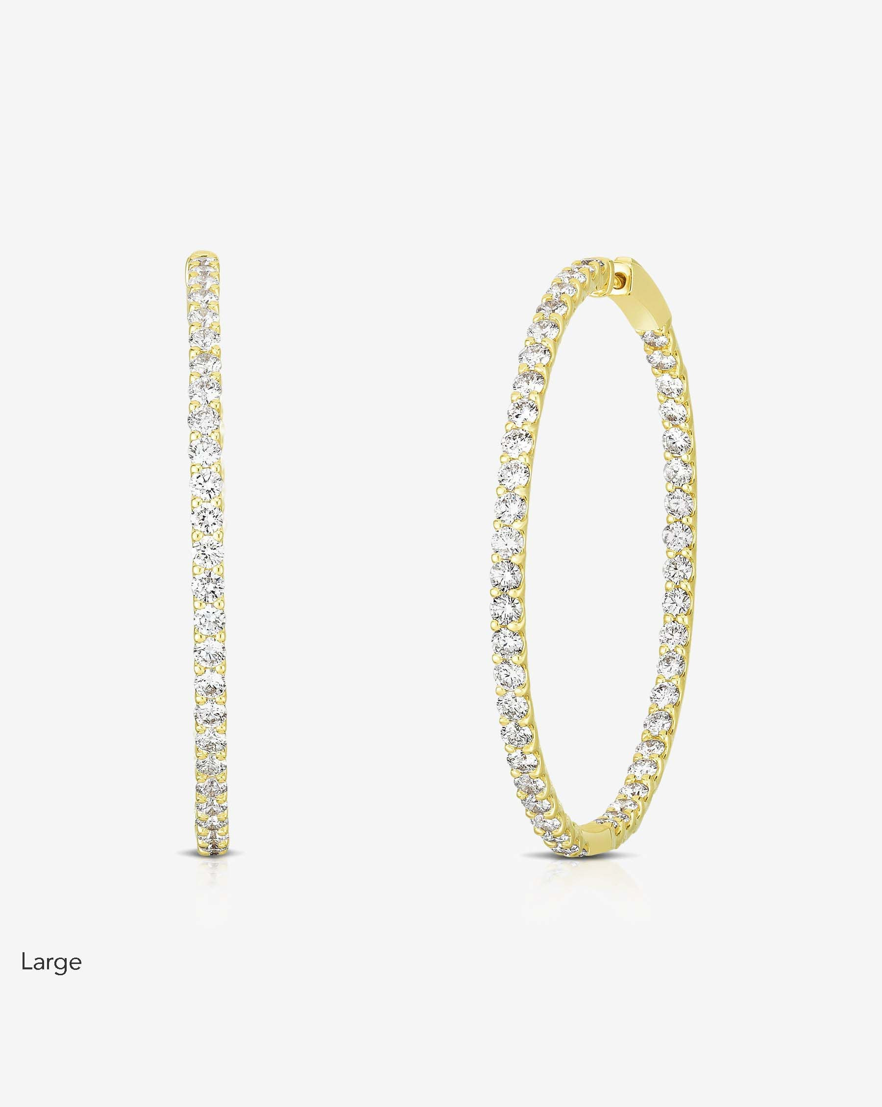Luxe Diamond Hoops | Ring Concierge