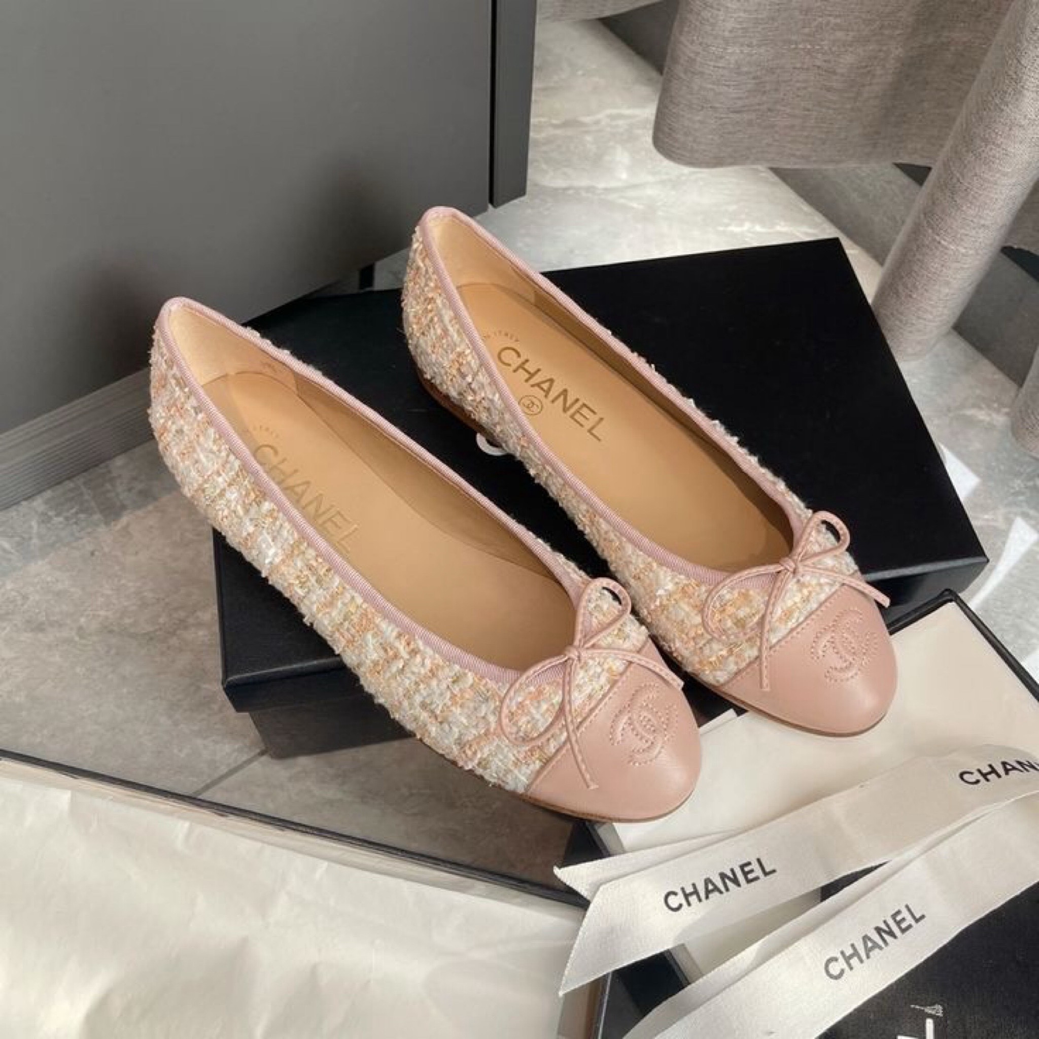 Chanel ballet flats
#dhgate

#LTKsalealert #LTKshoecrush #LTKfindsunder50