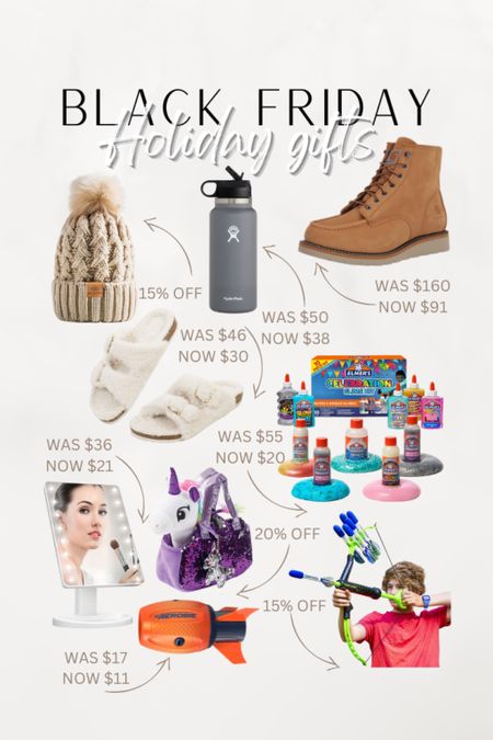 Black Friday Gifting Deals! Great finds for everyone on your list- mom, dad, and kids of all ages!

Slippers, beanie, mens shoes, hydroflask water bottle, girls toys, boys toys, kids toys, makeup mirror

#LTKsalealert #LTKCyberweek #LTKGiftGuide