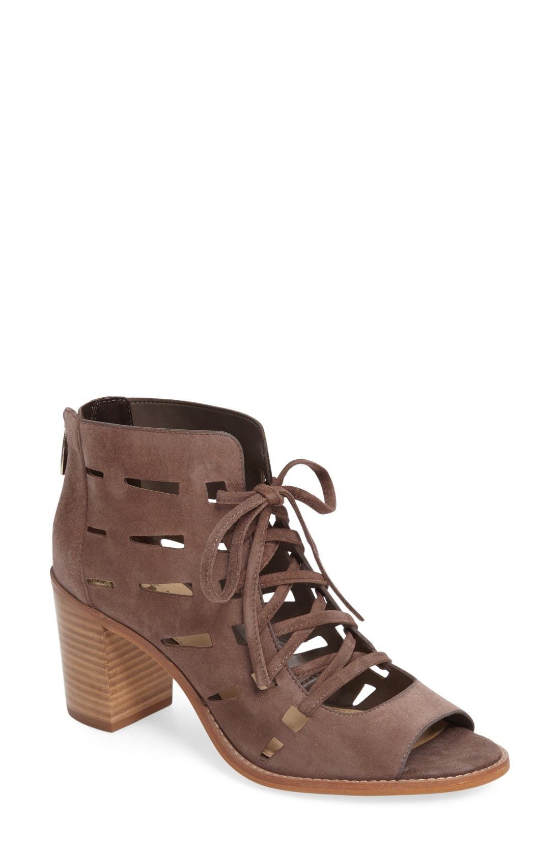 Tressa Perforated Lace-Up Sandal (Women) | Nordstrom