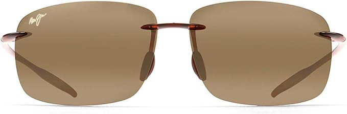 Maui Jim Men's and Women's Breakwall Polarized Rimless Sunglasses | Amazon (US)