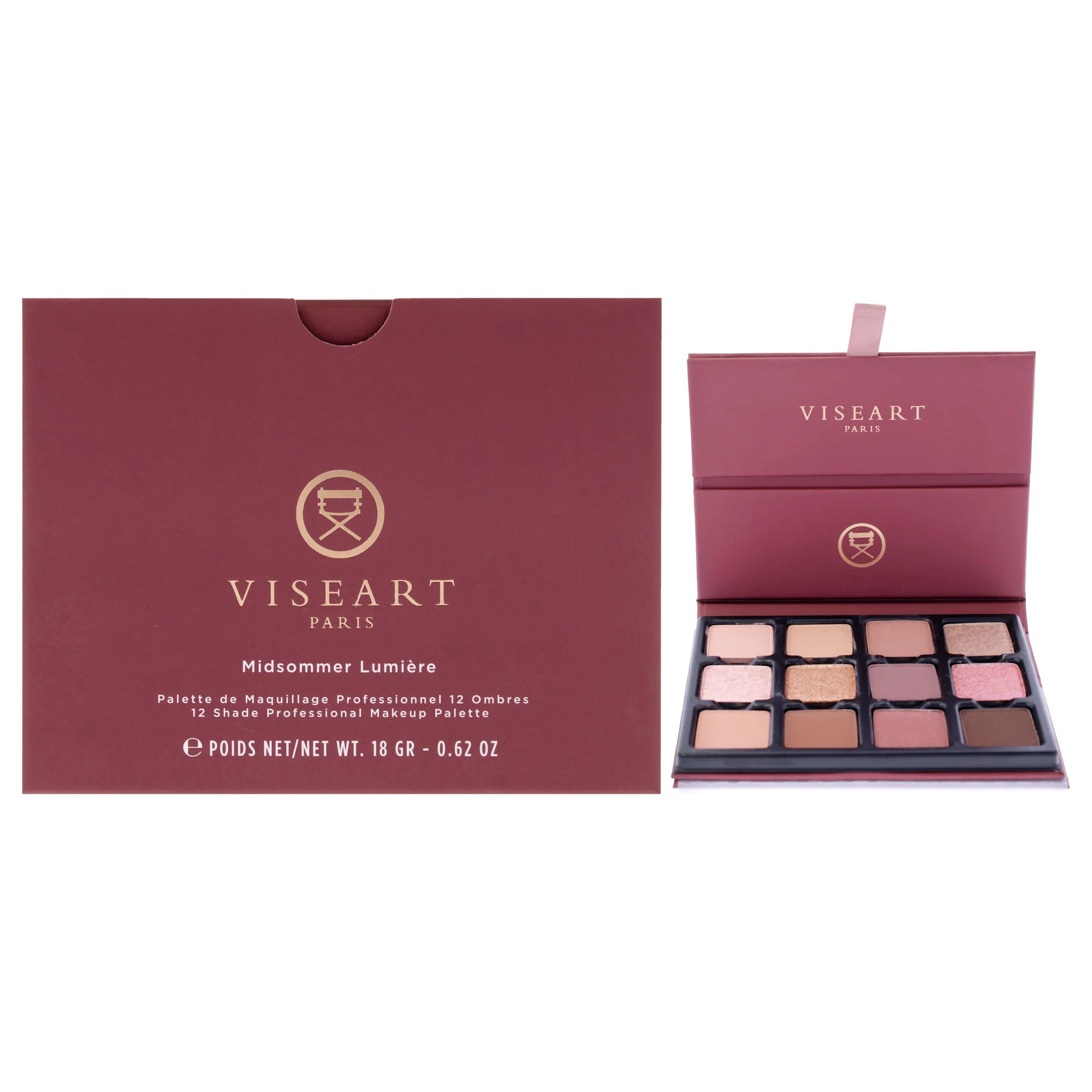 Visepro 12 Shade Eyeshadow Palette - Midsommer Lumiere by Viseart Paris for Women - 0.62 oz Eye Shadow | Shop Simon