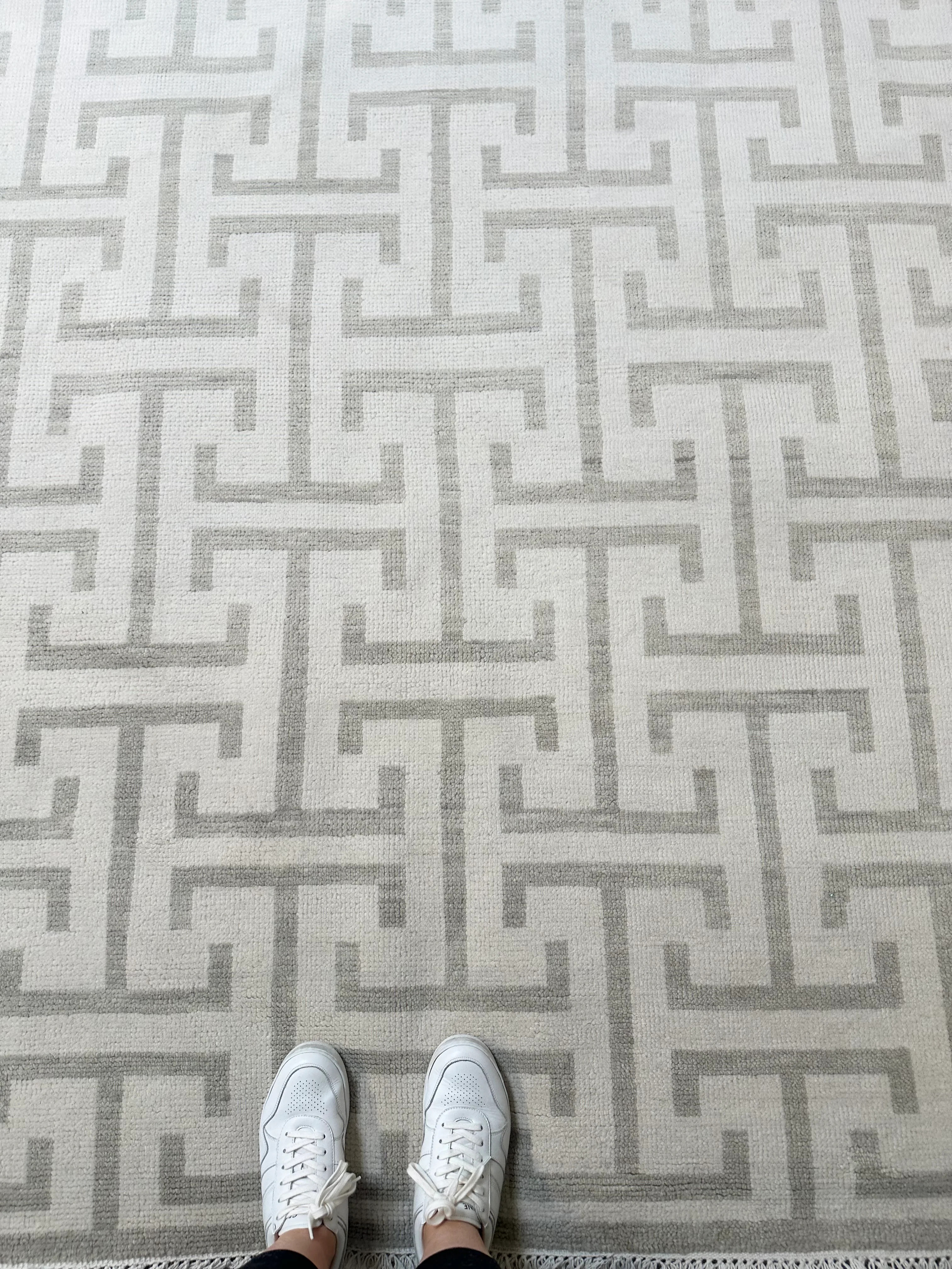 Tyler Neautral Modern Oushak Rug | DFW Textile Sourcing