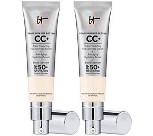 A-D IT Cosmetics CC Cream Duo with SPF50 Auto-Delivery | QVC