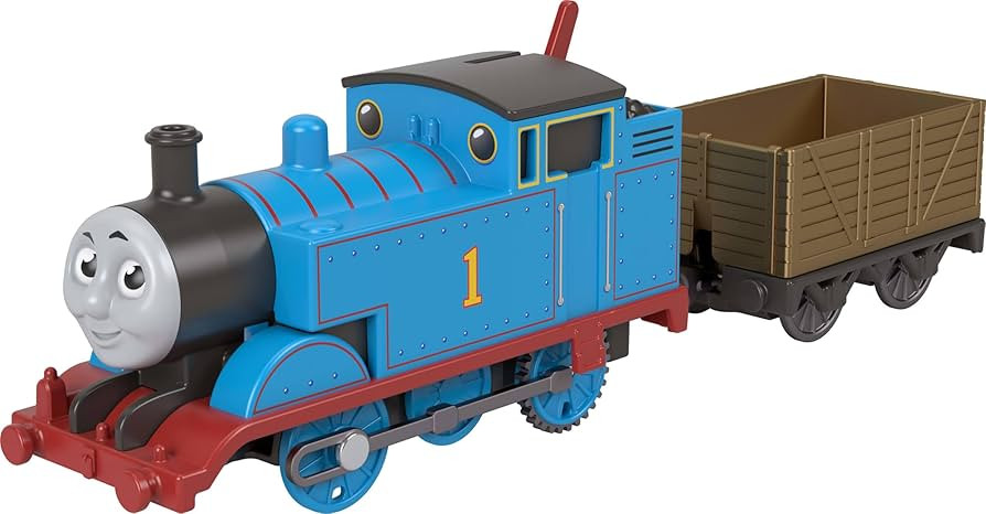 Thomas & Friends by Fisher-Price Motorized Toy Train, Classic Thomas Battery-Powered Engine & Car... | Amazon (US)