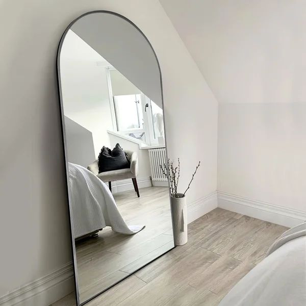 Black Large Arch Mirror | Wayfair North America