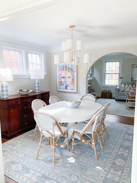 20% off our dining room chandelier. It’s absolutely gorgeous!  Coastal grandmillennial home decor, blue and white home decor, Memorial Day sales 

#LTKHome #LTKSaleAlert