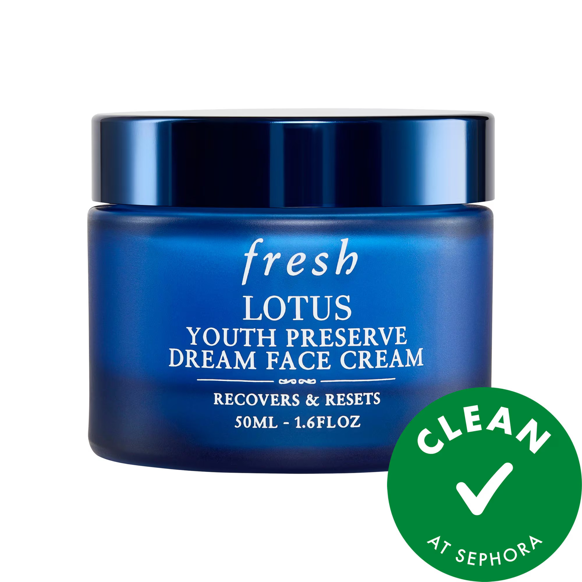 fresh Crème de nuit Lotus Youth Preserve Radiance Renewal 1.69 oz / 50 ml | Sephora (US)