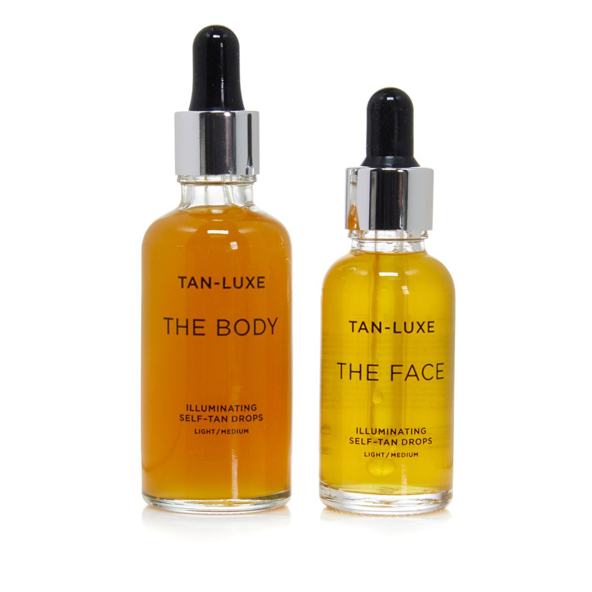 Tan Luxe Light/Medium Face and Body Illuminating Self Tan Drops | HSN