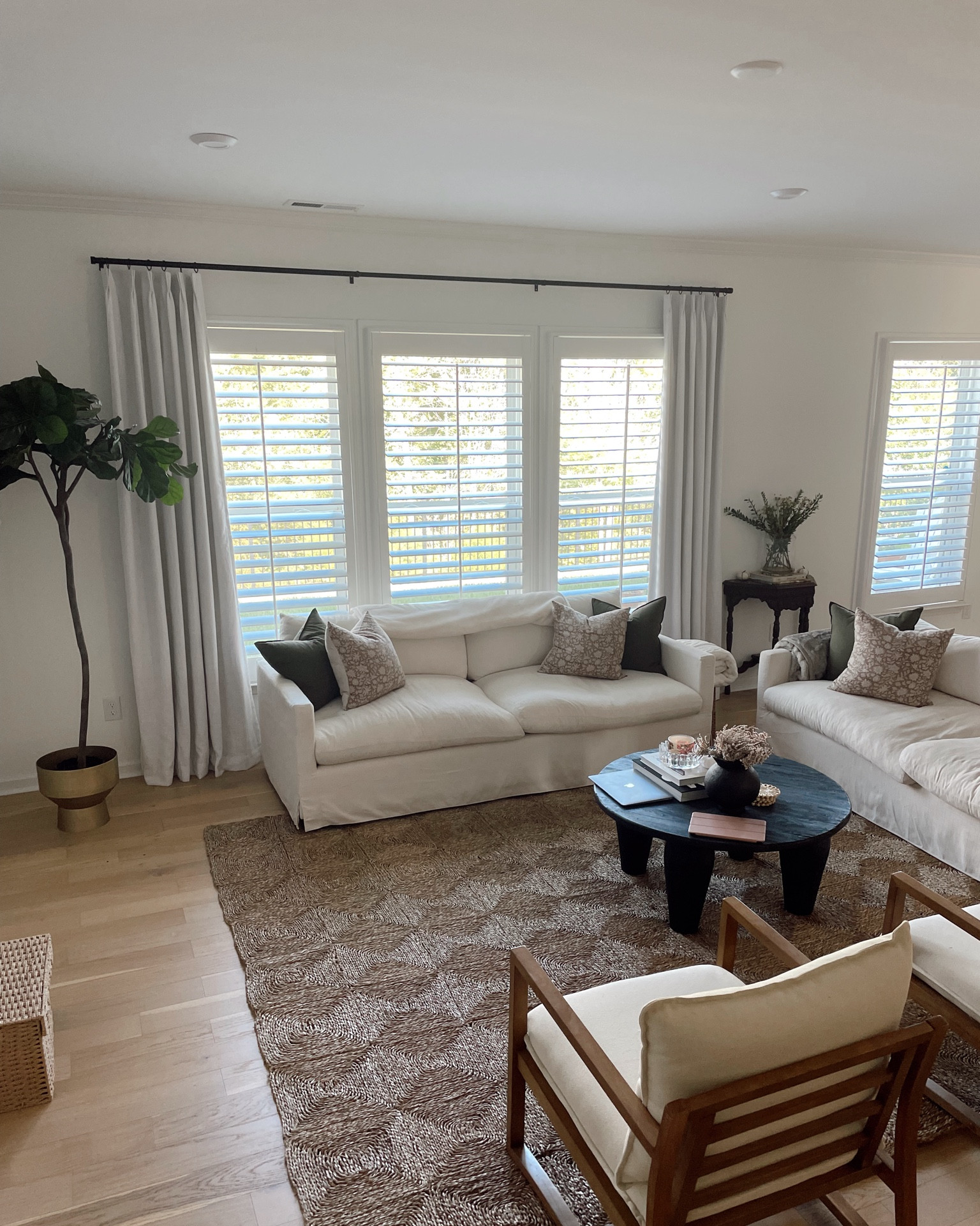 luxurious linen curtains on Amazon 