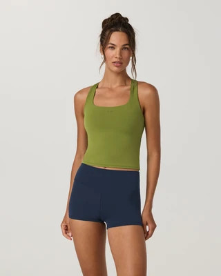 Vuori AllTheForm™ Logo Tank Top | Meadow | XXS | Vuori Clothing (US & Canada)