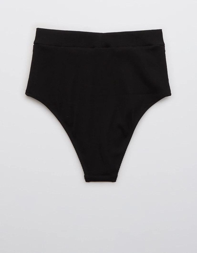 Aerie Pocket High Waisted Cheeky Bikini Bottom | American Eagle Outfitters (US & CA)