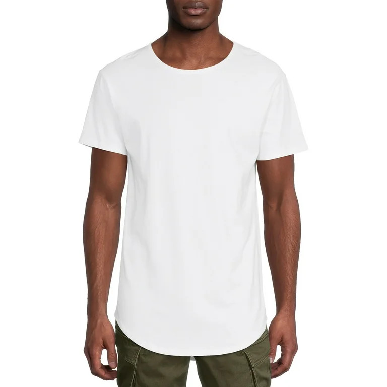 No Boundaries Young Men's Elongated T-Shirt | Walmart (US)