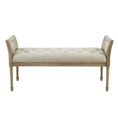 Accent Bench With 12.25"H Legs And Solid Wood Construction 18"H Seat 48.5"W Overall Width | Wayfair North America