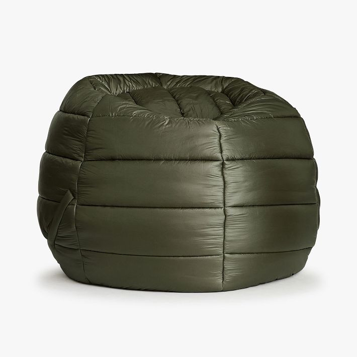 Forest Green Puffer Bean Bag Chair | Pottery Barn Teen