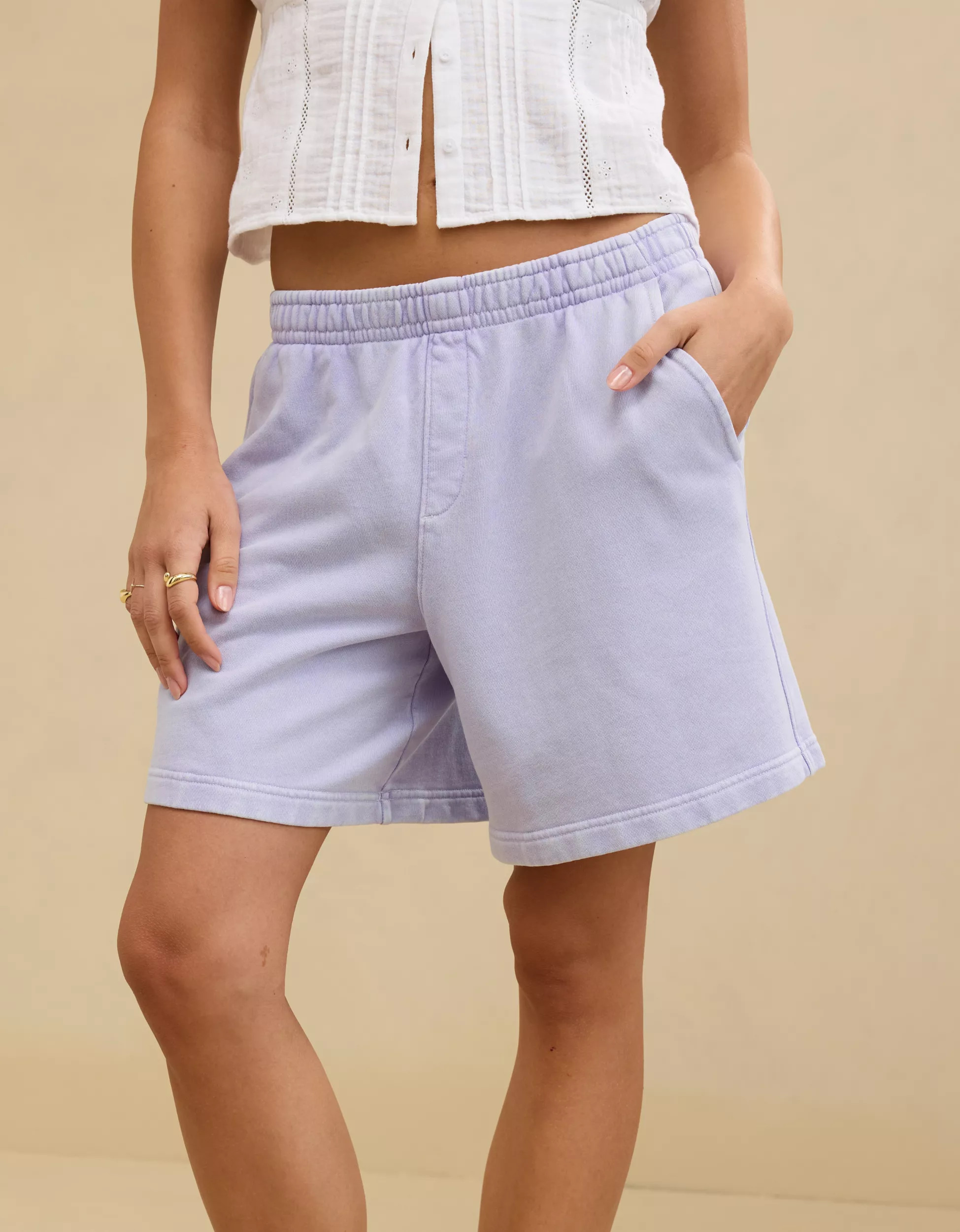 Aerie Long Fleece Short | Aerie