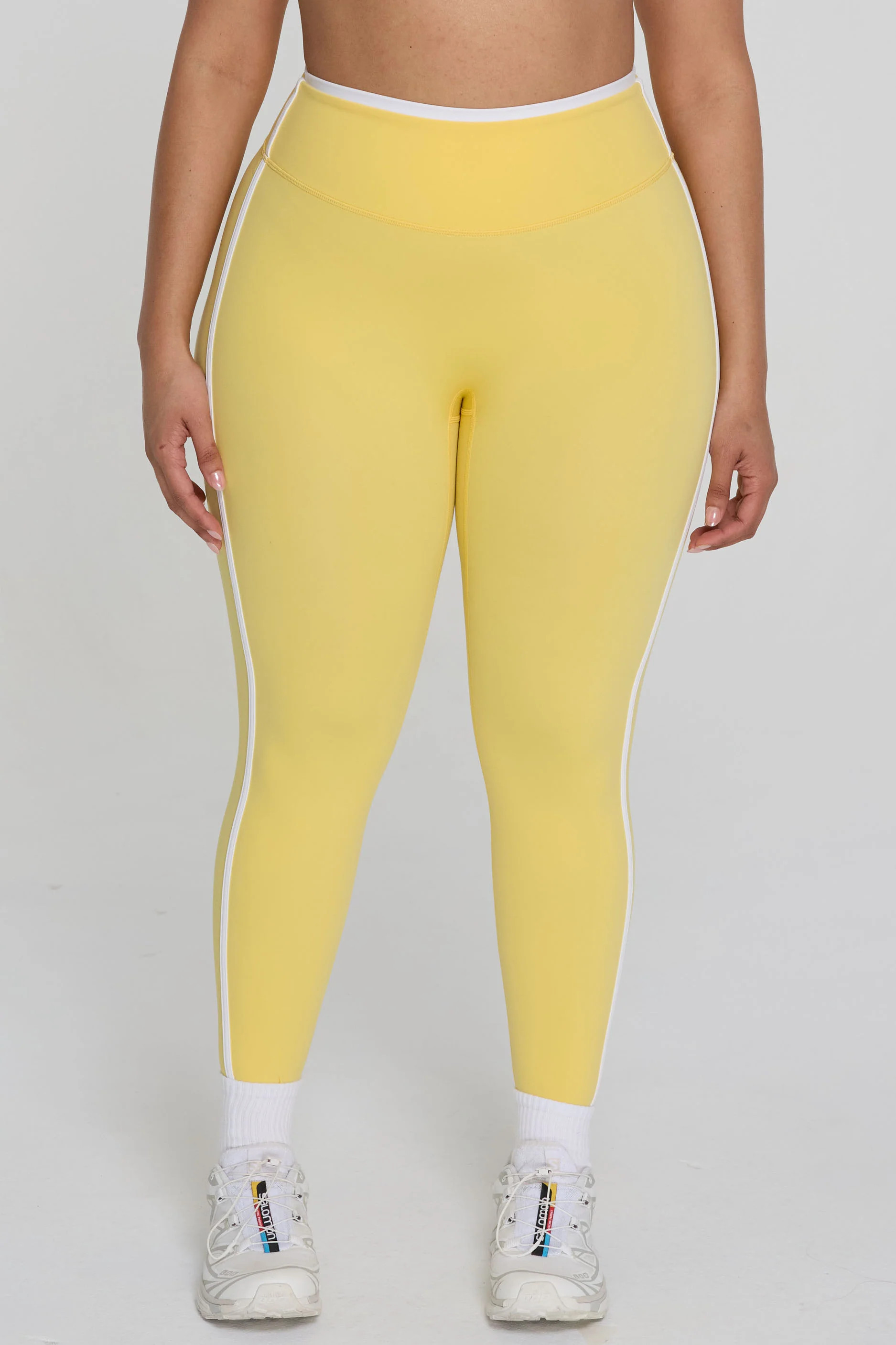 Two Tone Leggings - Daisy/White | FORM
