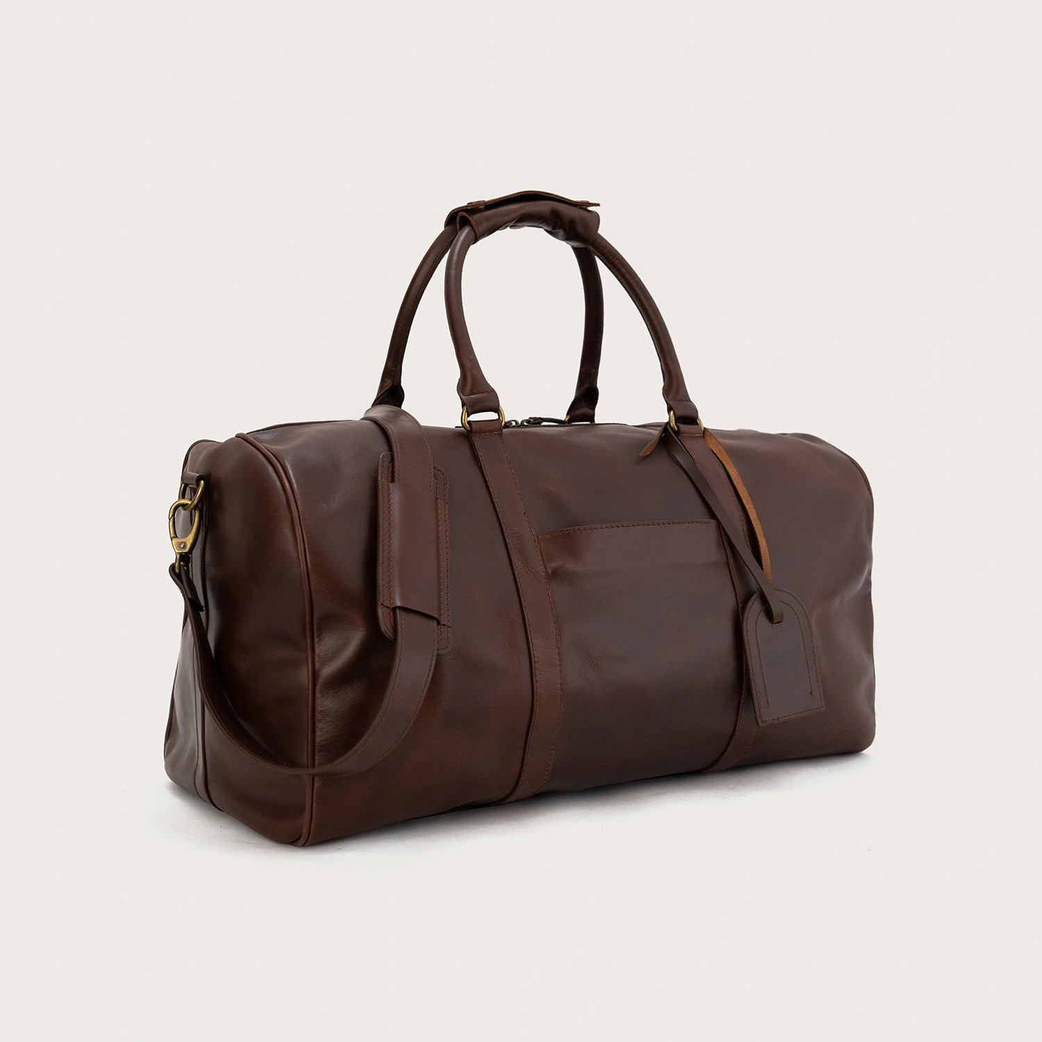 The Darrio Vintage Brown Leather Duffle Bag | The Jacket Maker
