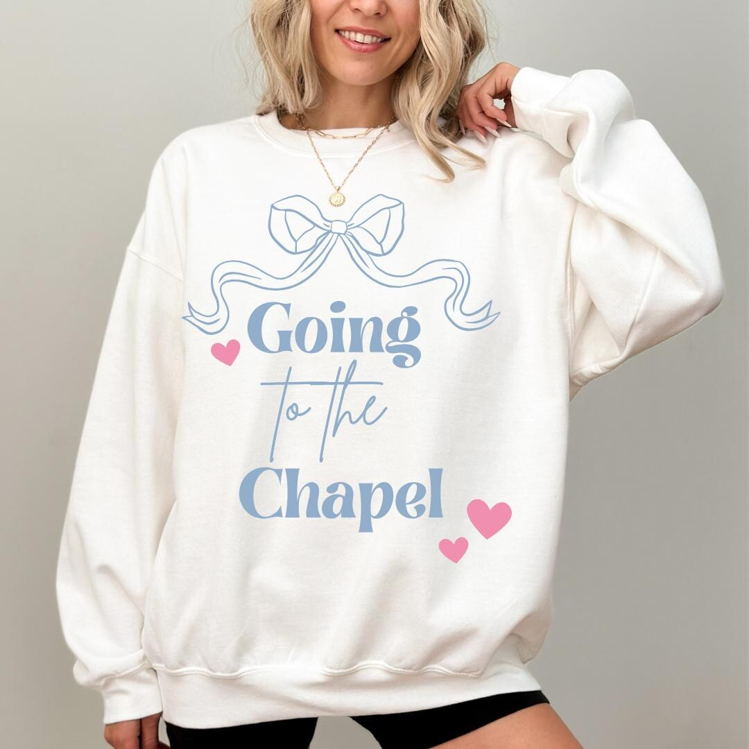 Personalized Going to the Chapel Wedding Crewneck Sweatshirt, Bridal Sweatshirt, Bride, Bridal Pa... | Etsy (US)