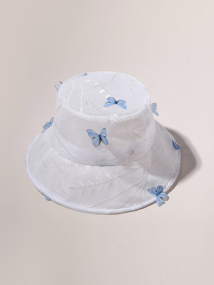 Butterfly Pattern Bucket Hat | SHEIN