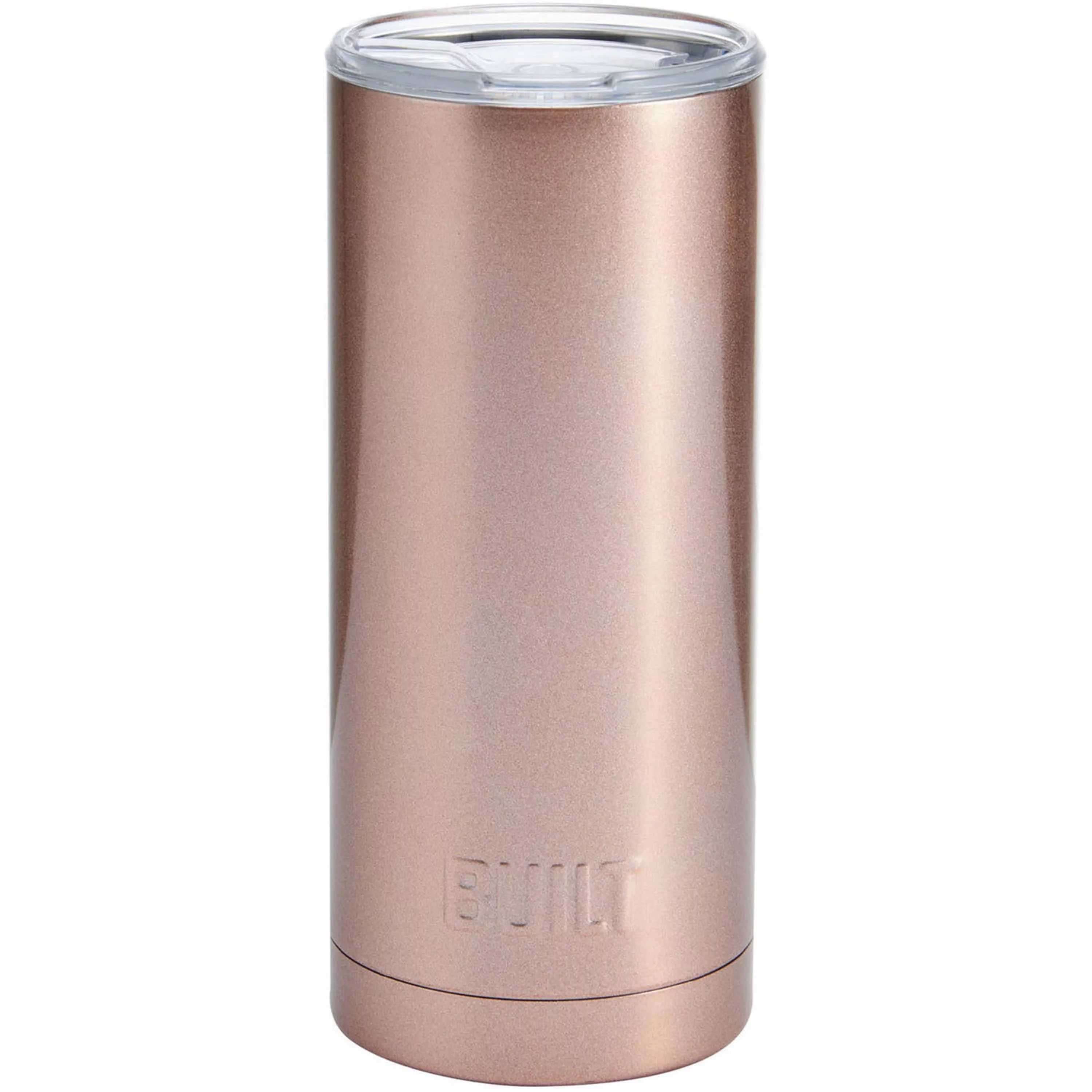 Built 20-ounce Double-Wall Stainless Steel Tumbler in Rose Gold | Walmart (US)