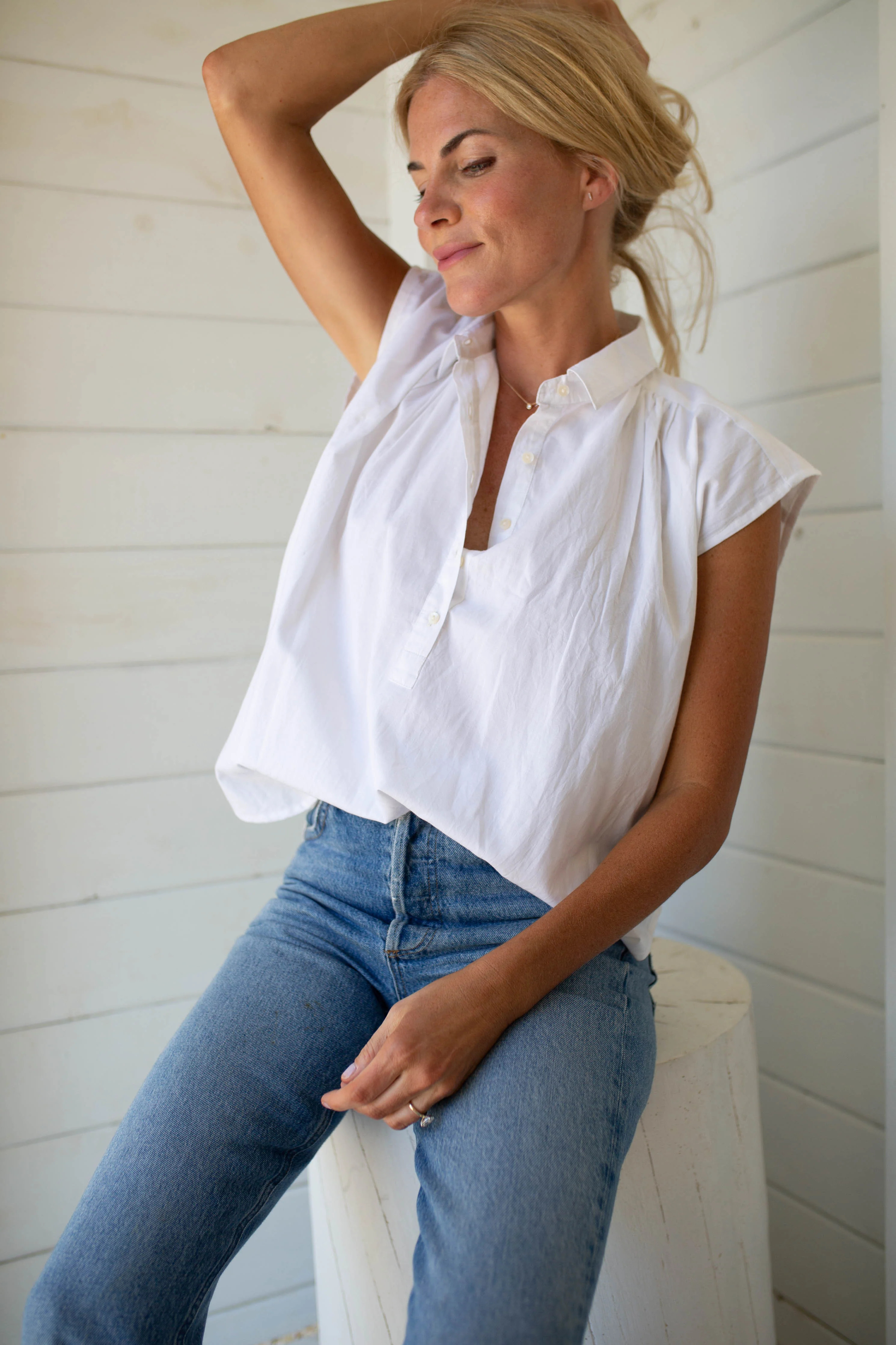 Diane Top - White | Marea