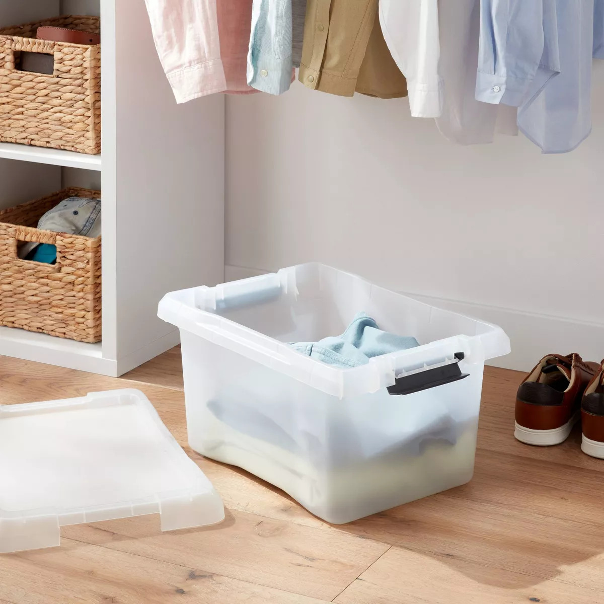 Small Frosted Latching Storage Box - Brightroom™ | Target