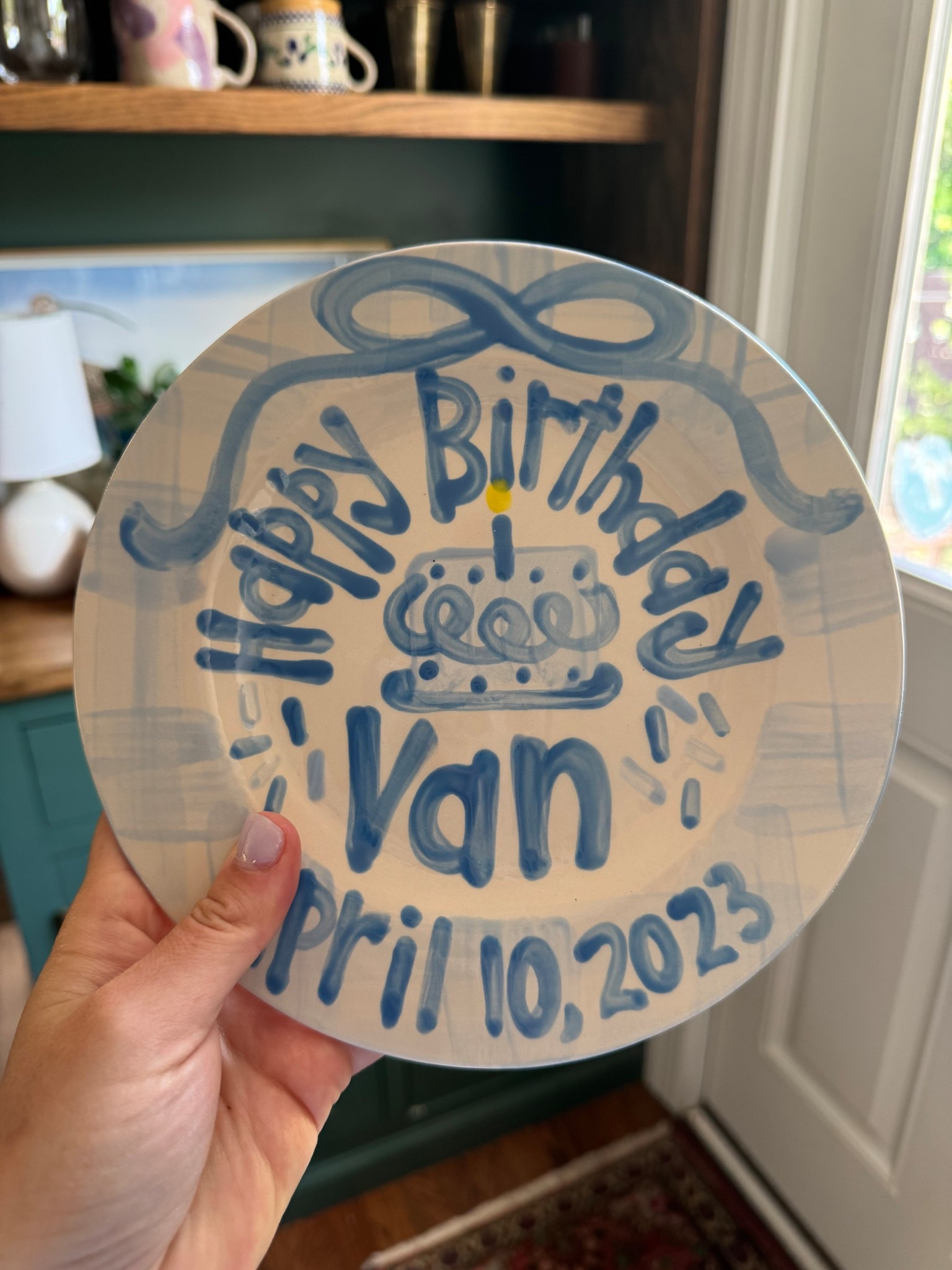 Love this birthday plate! So sweet for kiddos annual birthday celebrations! Etsy find. Birthday plate. Kid’s birthday. Birthday tradition. LTKbaby. Ltkfamily. Ltkfamily. 

#LTKBaby #LTKKids #LTKFamily