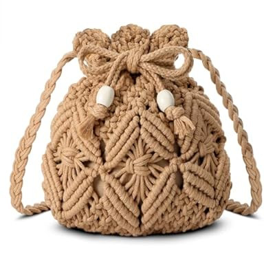 Avisky Summer Purse - Woven Crossbody Bags Boho Crossbody Purses for Women Crochet Han… | Amazon (US)