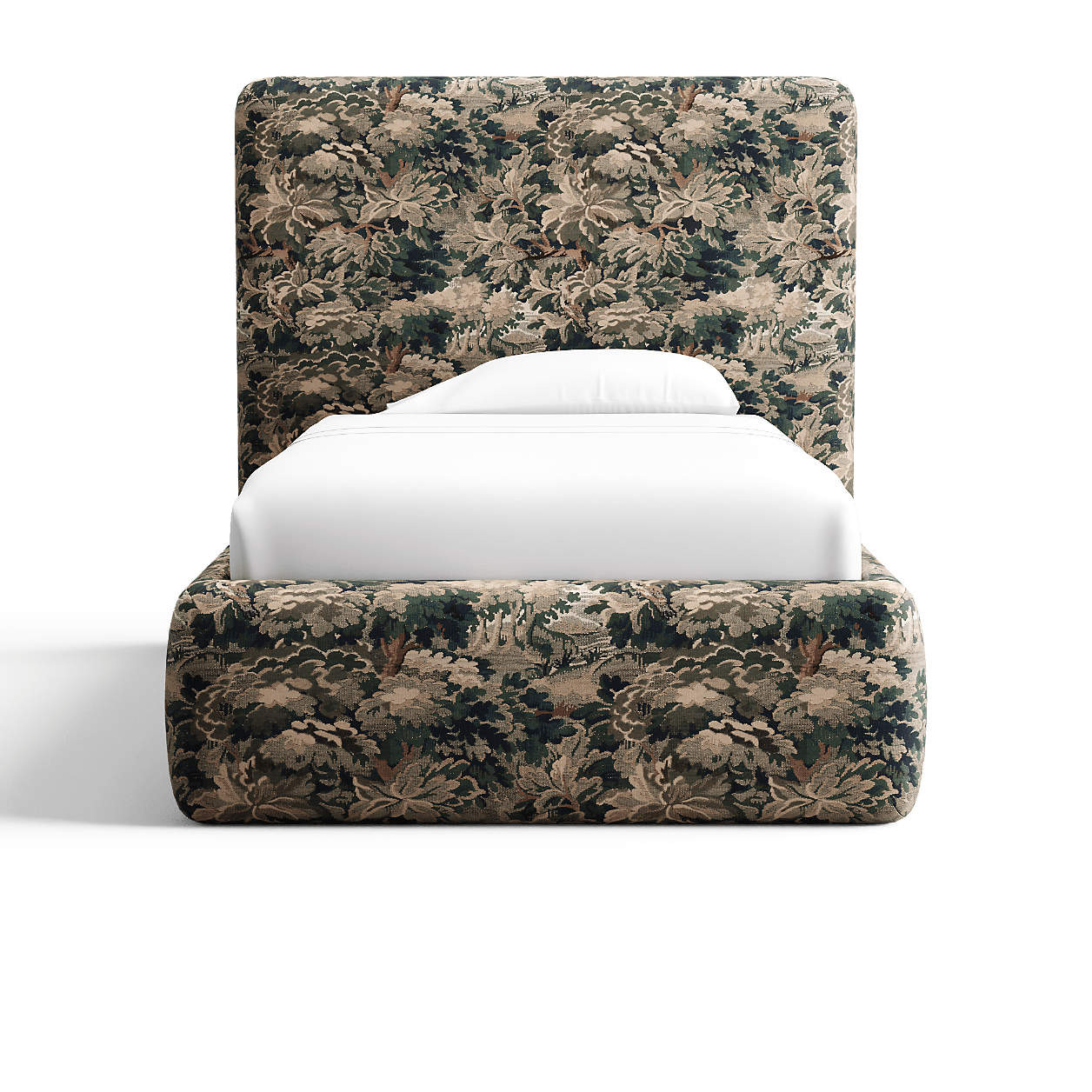 Anneli Upholstered Twin Bed | Crate & Barrel | Crate & Barrel