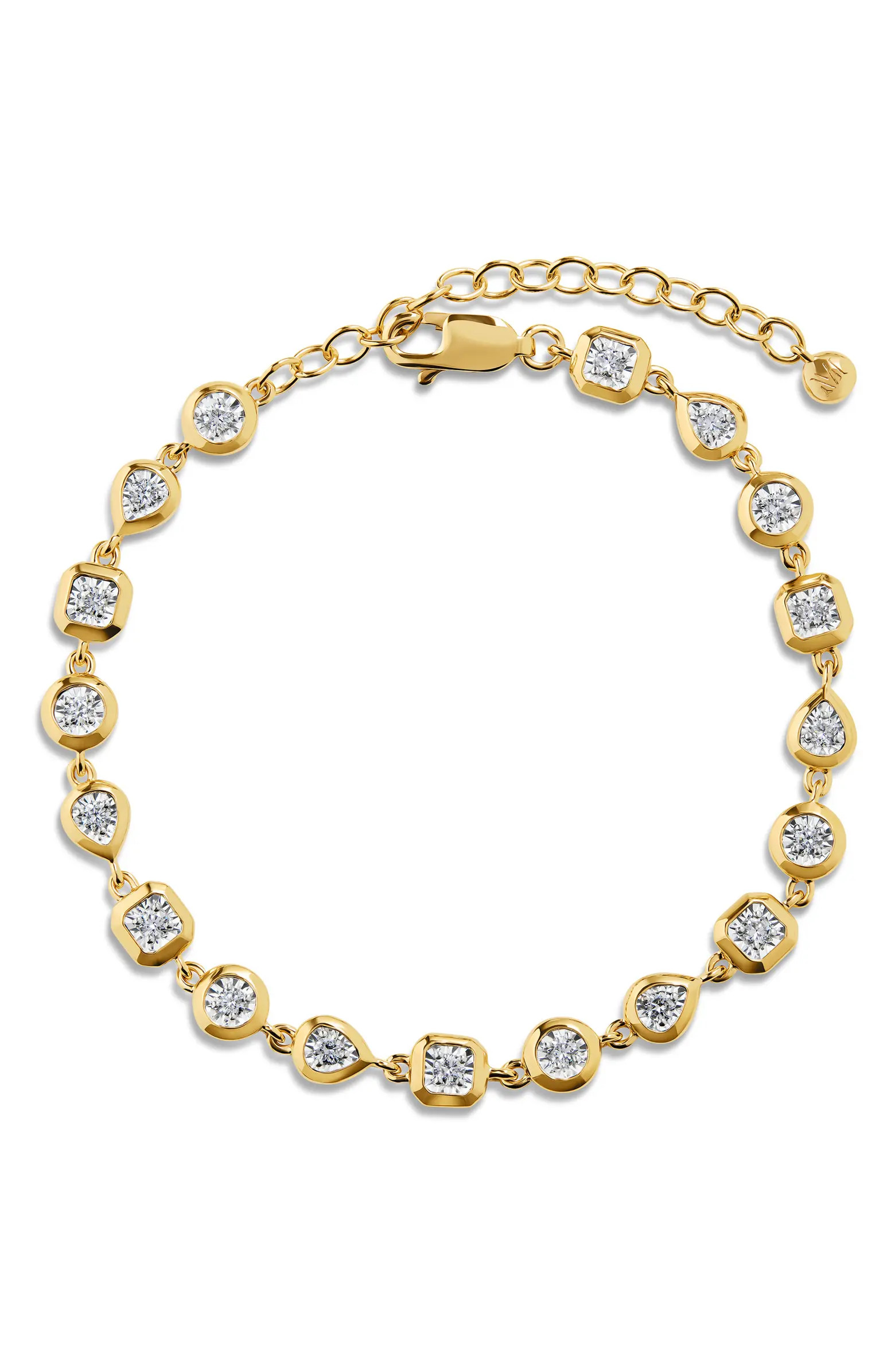 Lab Grown Diamond Bezel Bracelet | Nordstrom