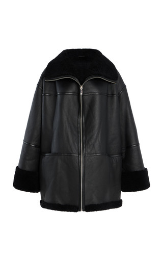 Menfi Oversized Shearling Coat | Moda Operandi (Global)