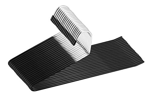 Jeronic Pant Hangers, 20 Pack Steel, Black, 20 Count | Amazon (US)